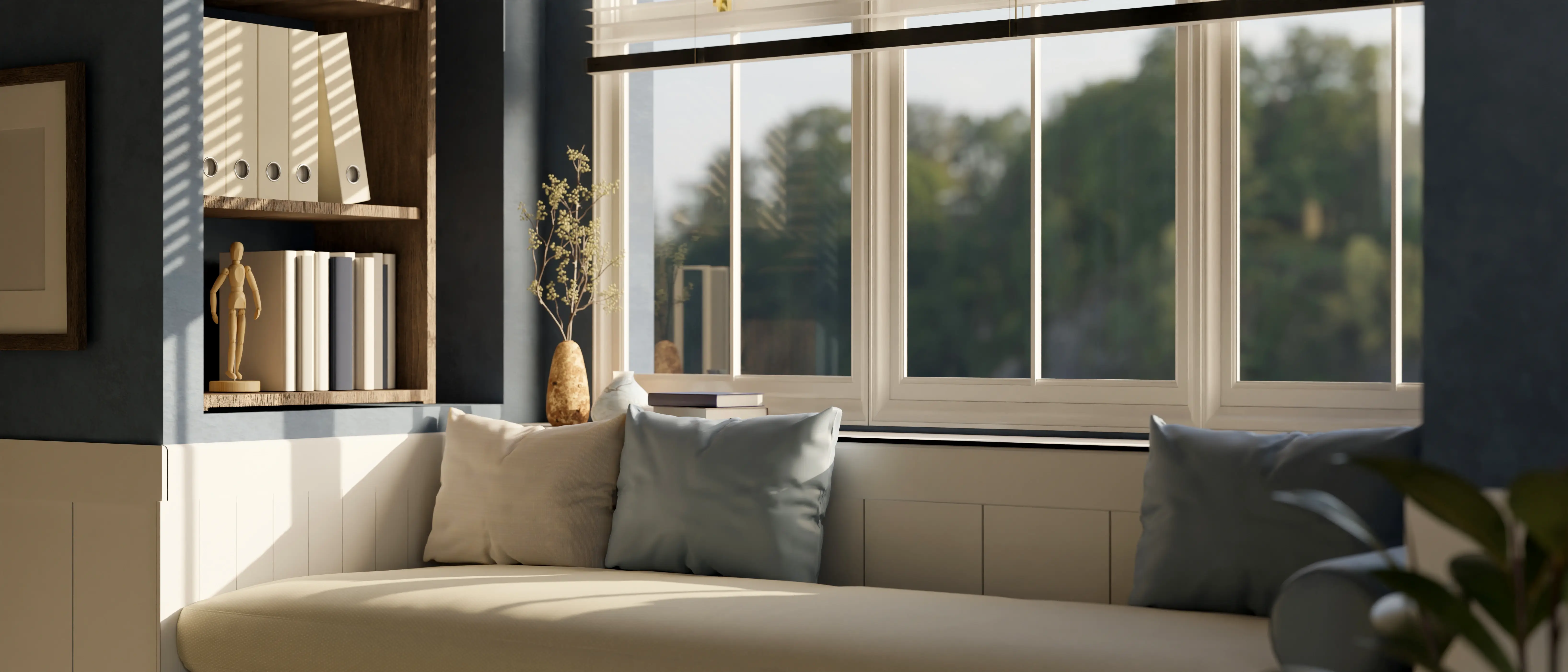 Corner windows